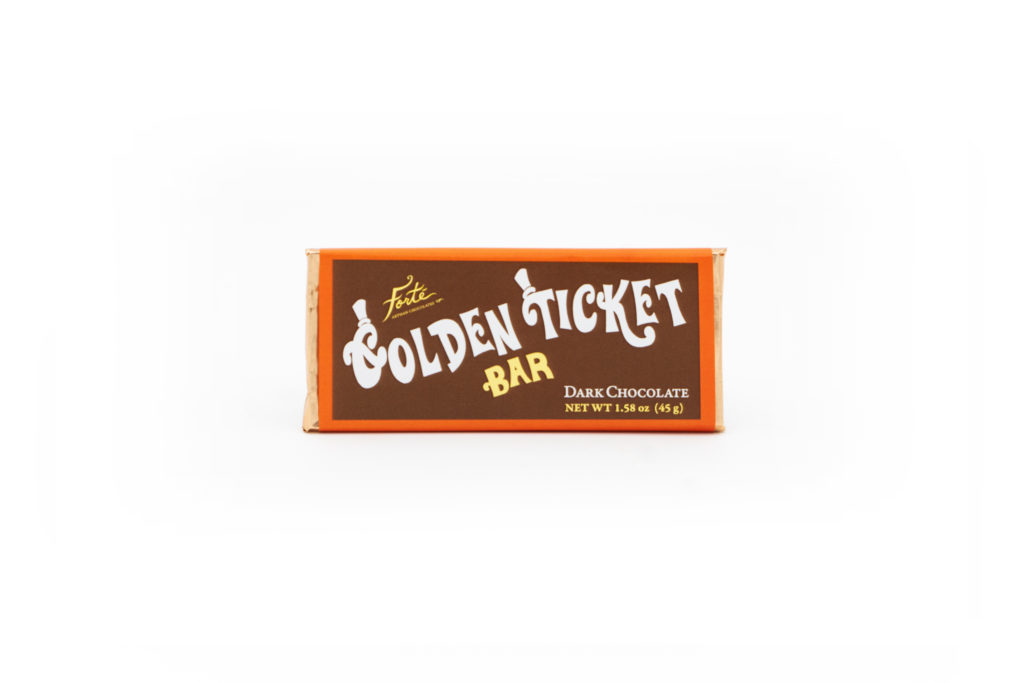 Golden Ticket Dark Chocolate Bar