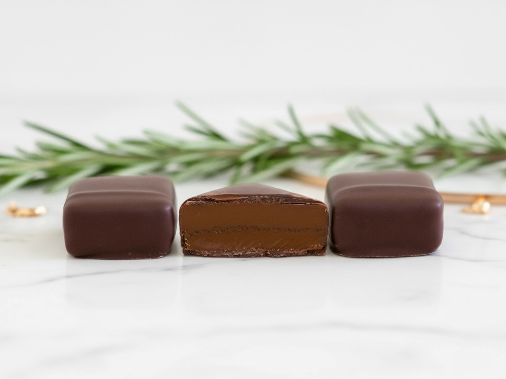 rosemary orange caramel – world best caramel, Best dark chocolate gift, Best caramel brand