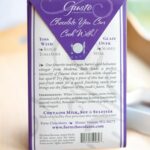 Back of gusto balsamic vinegar bar packaging