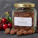 Chocolate covered cherries, chocolate covered cherry, dark chocolate covered cherries, gourmet chocolate