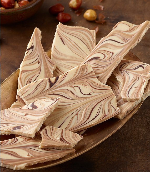 Peanut butter and dark chocolate tablet